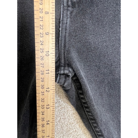 Denim Riders by Lee Black Wash Denim Jeans High Waisted Straight Leg (26x30) - Picture 6 of 7